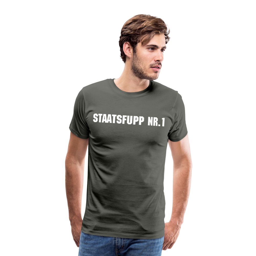 Staatsfupp Männer Premium T-Shirt - Asphalt