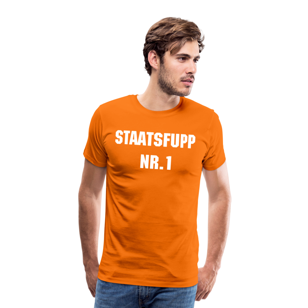 Staatsfupp 2 Männer Premium T-Shirt - Orange