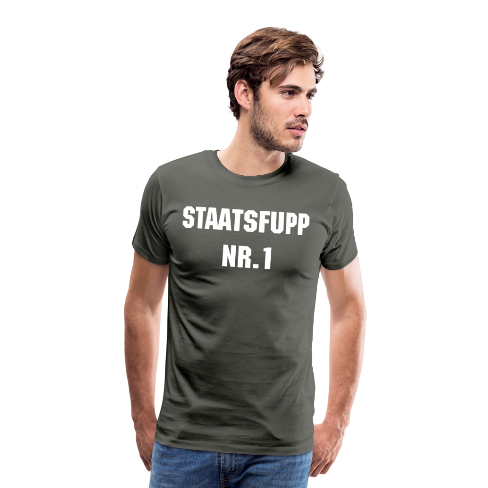 Staatsfupp 2 Männer Premium T-Shirt - Asphalt