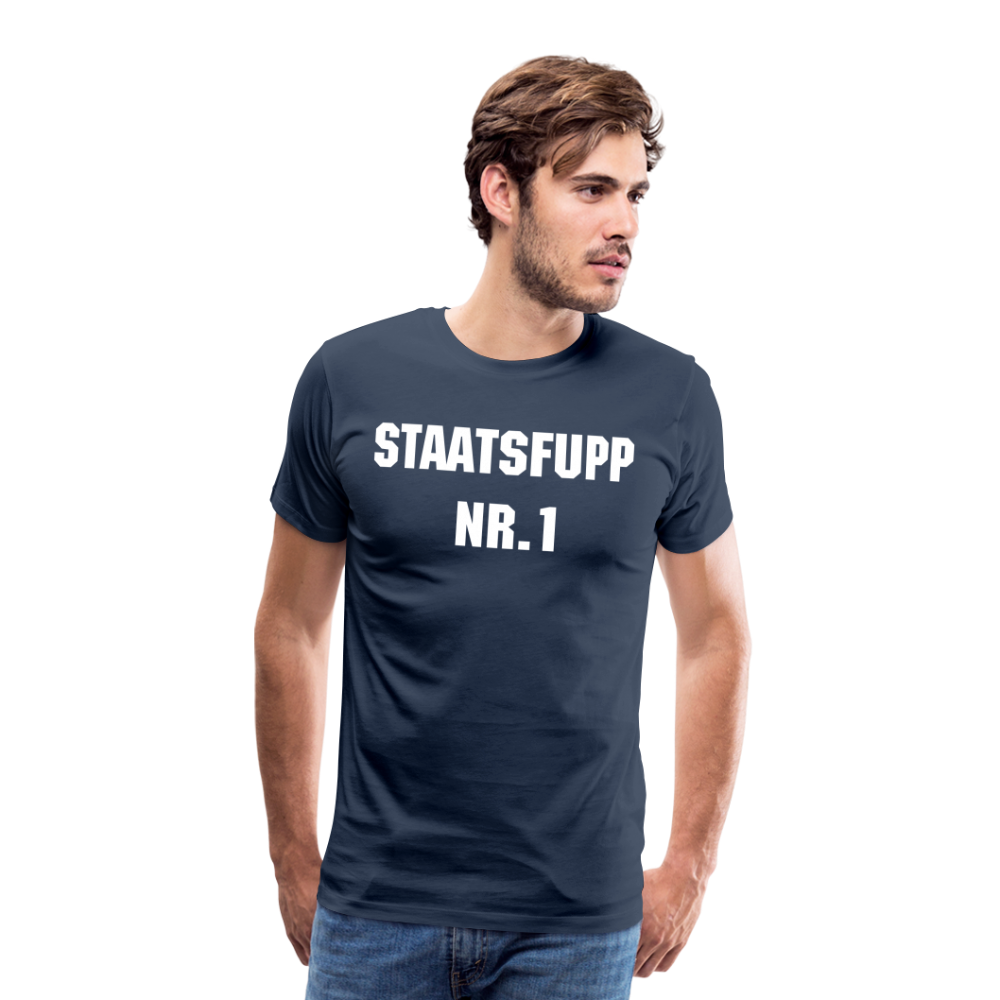 Staatsfupp 2 Männer Premium T-Shirt - Navy