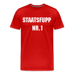 Staatsfupp 2 Männer Premium T-Shirt - Rot
