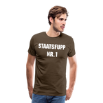 Staatsfupp 2 Männer Premium T-Shirt - Edelbraun