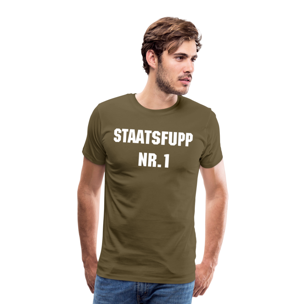 Staatsfupp 2 Männer Premium T-Shirt - Khaki