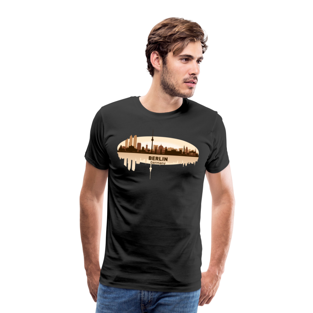 Berlin Männer Premium T-Shirt - Schwarz