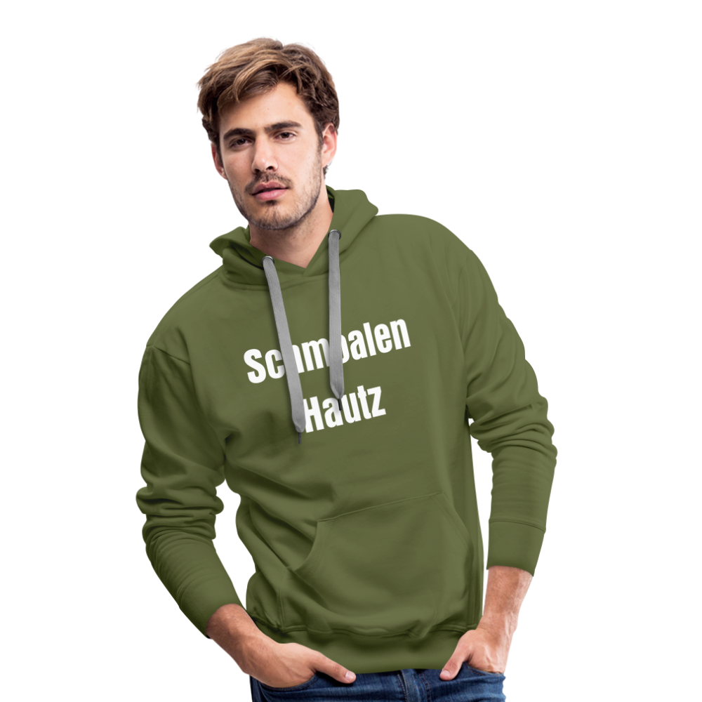 Schmoalen Hautz Men’s Premium Hoodie - Olivgrün