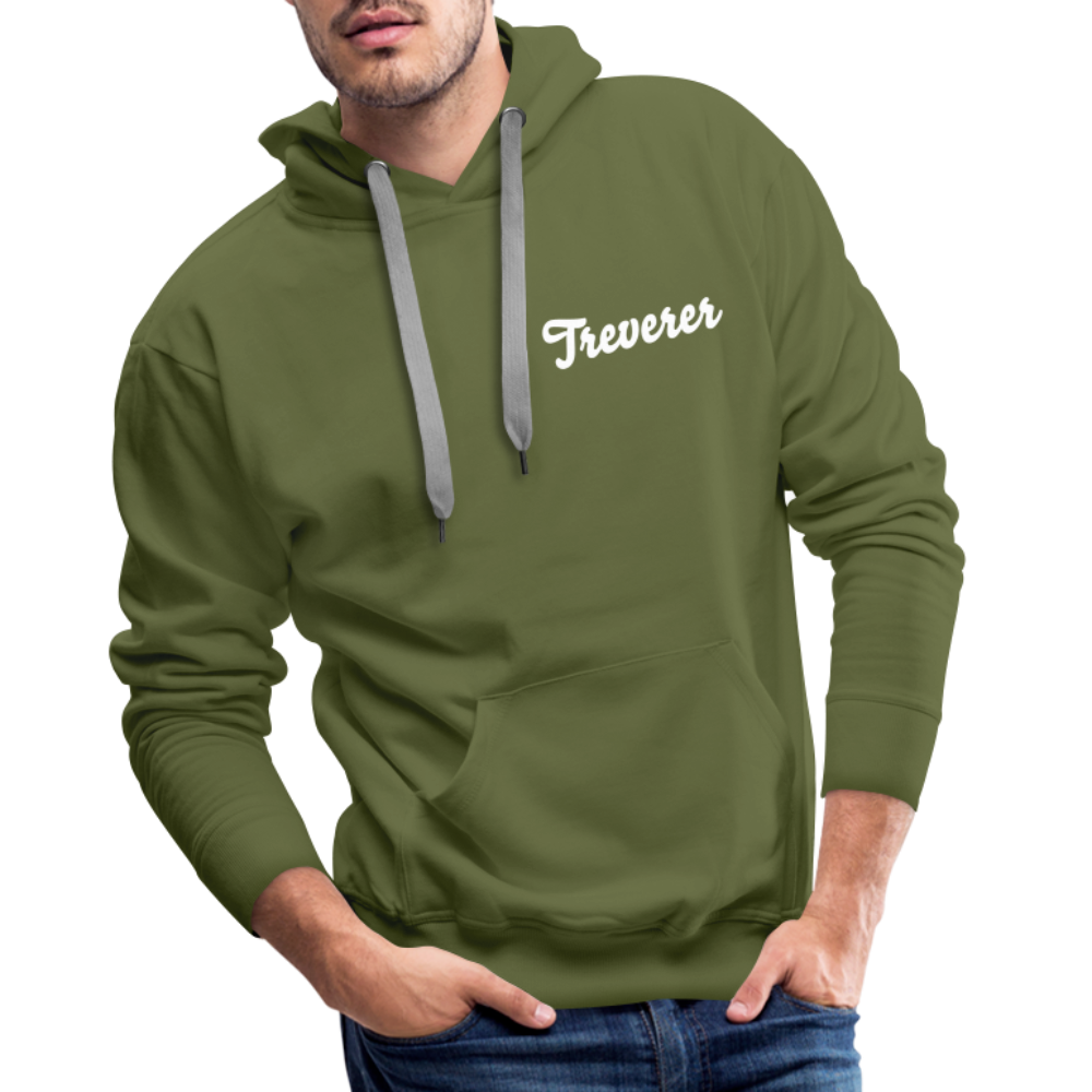 Treverer Men’s Premium Hoodie - Olivgrün