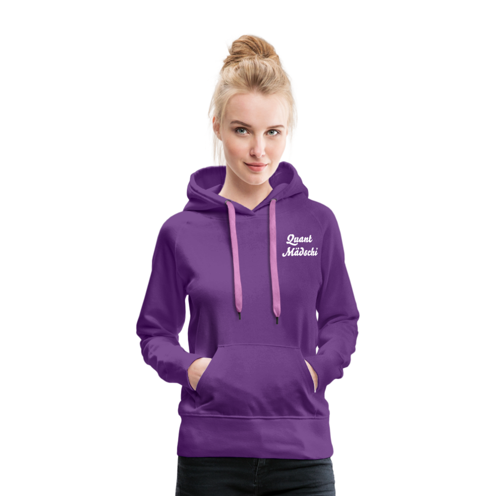 Quant Mädschi Frauen Premium Hoodie - Purple