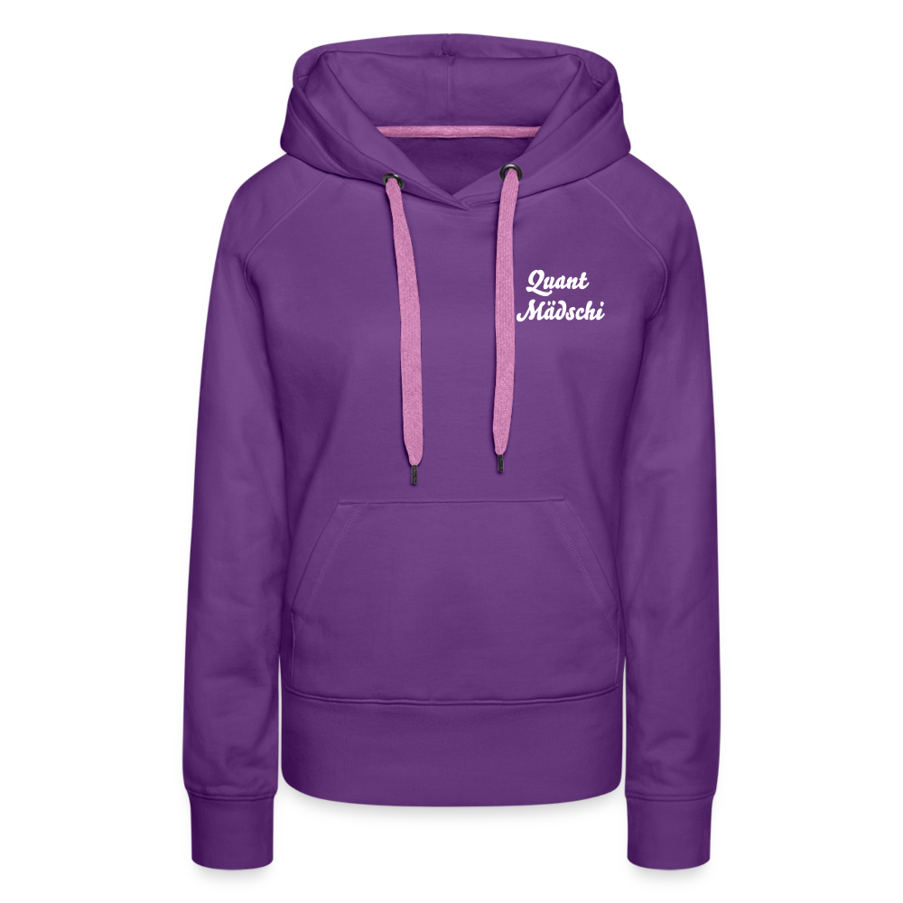 Quant Mädschi Frauen Premium Hoodie - Purple