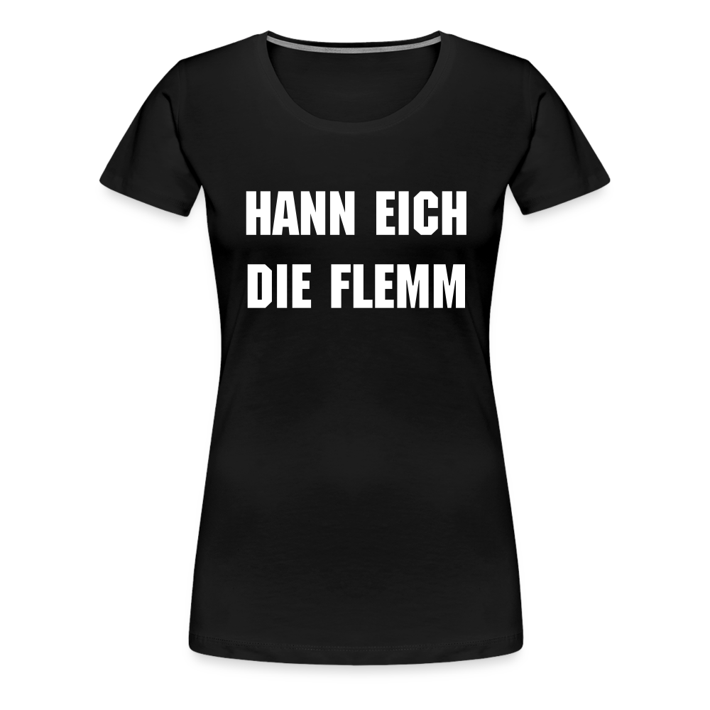 Flemm Frauen Premium T-Shirt - Schwarz