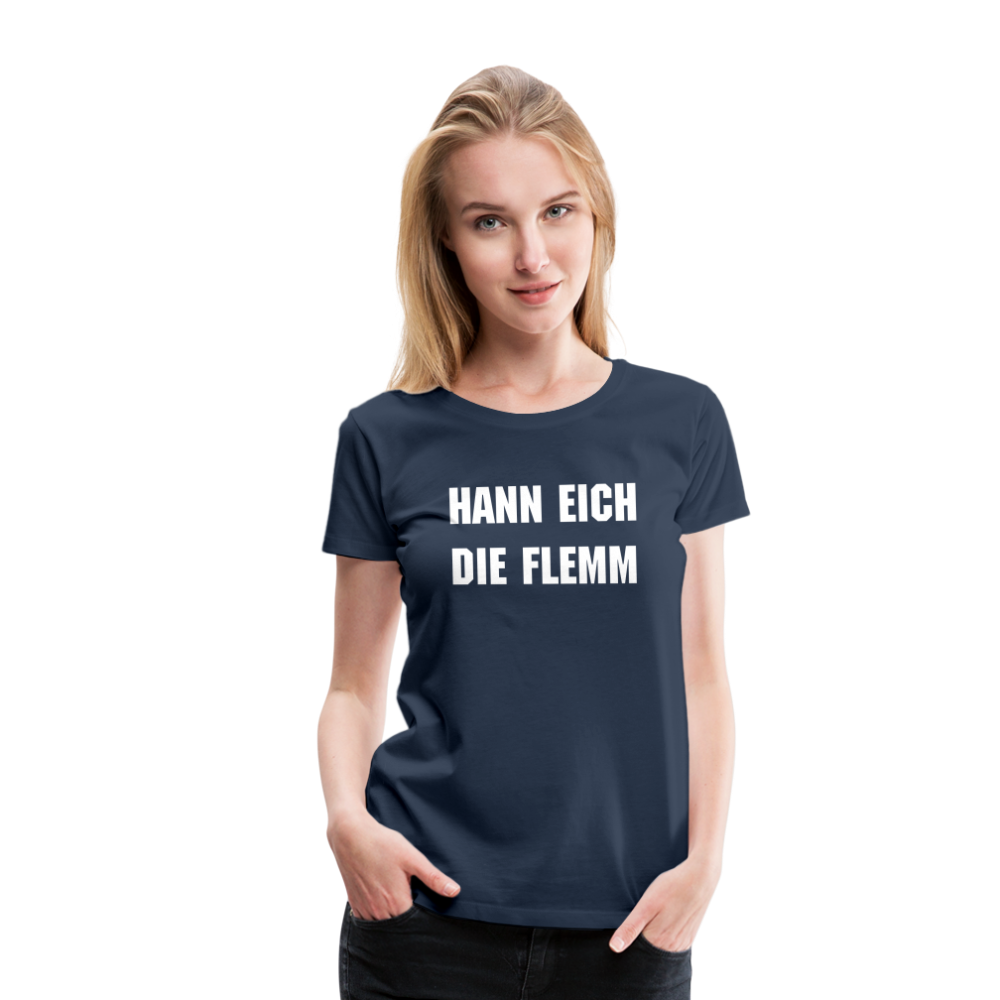 Flemm Frauen Premium T-Shirt - Navy