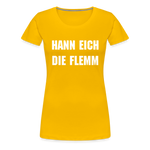 Flemm Frauen Premium T-Shirt - Sonnengelb