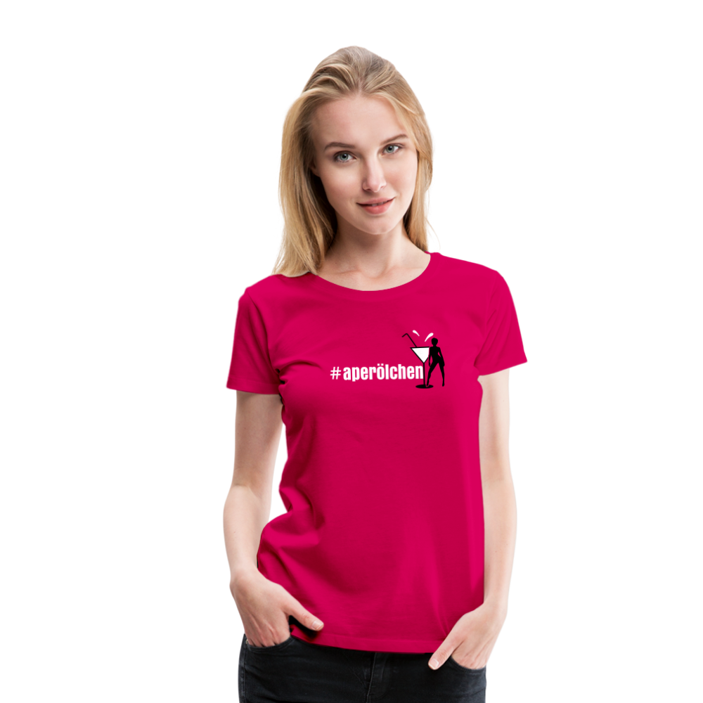 Aperölchen Frauen Premium T-Shirt - dunkles Pink