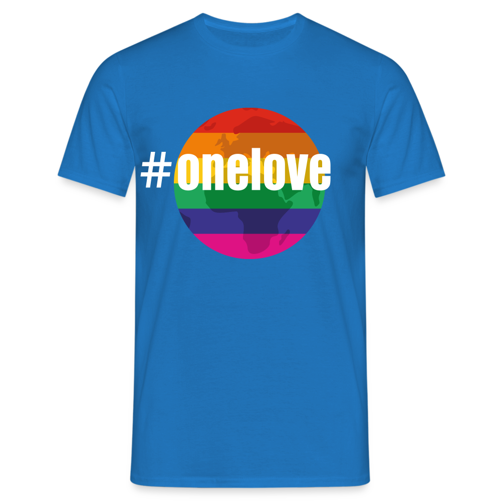 OneLove Männer T-Shirt - Royalblau
