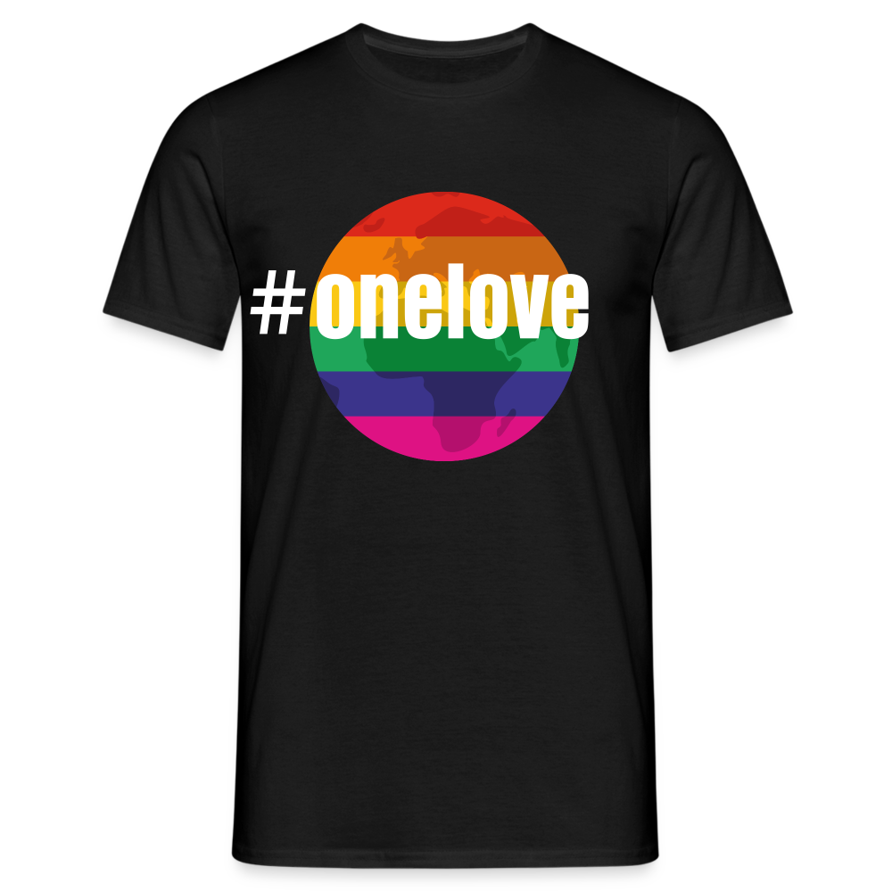 OneLove Männer T-Shirt - Schwarz