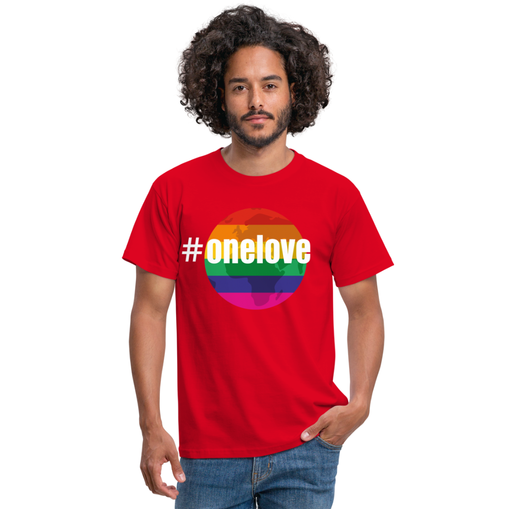 OneLove Männer T-Shirt - Rot