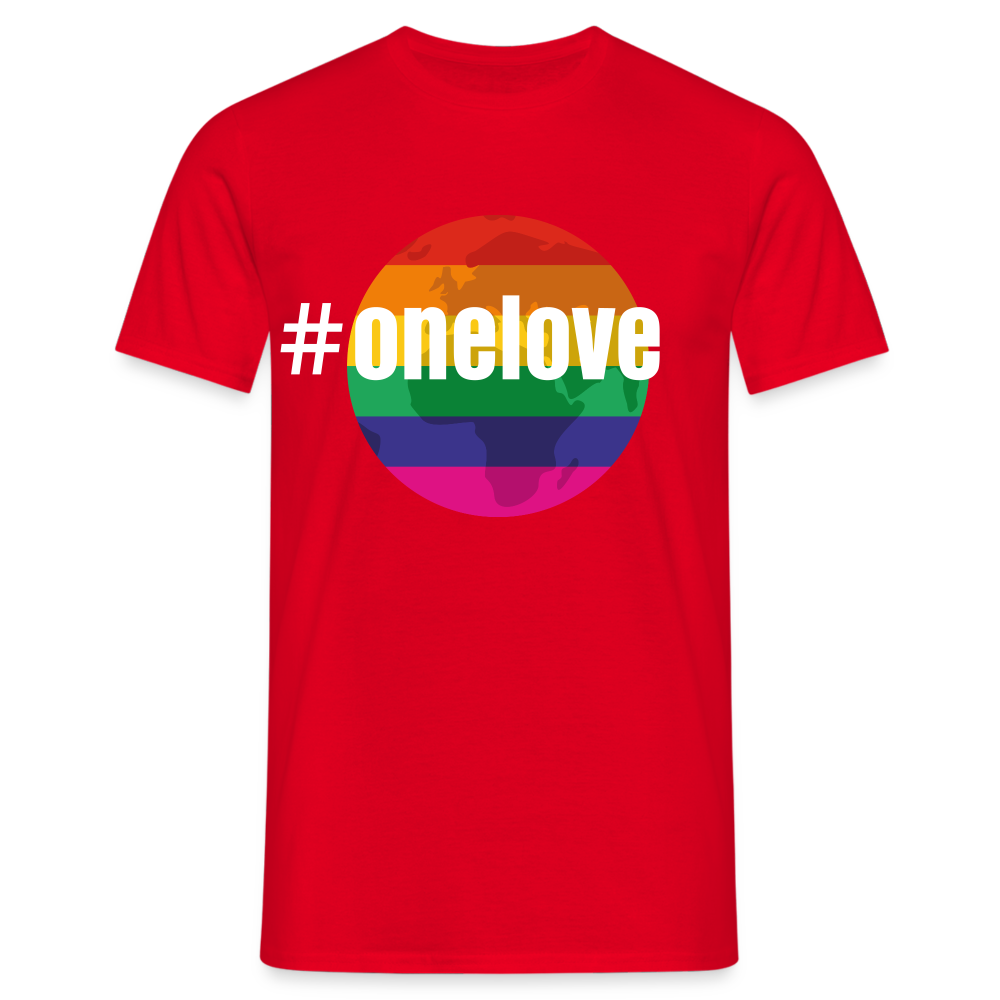 OneLove Männer T-Shirt - Rot