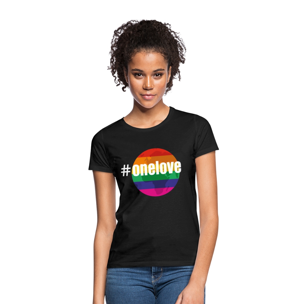 onelove Frauen T-Shirt - Schwarz