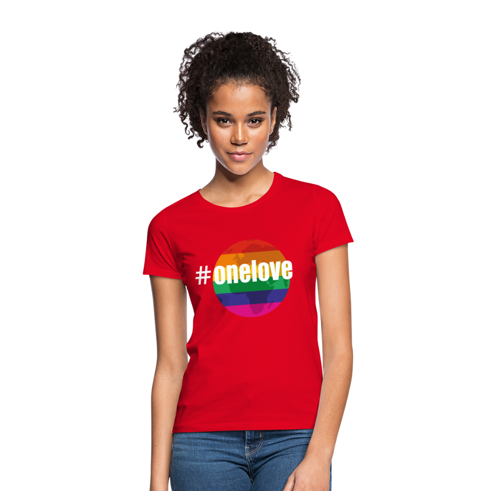 onelove Frauen T-Shirt - Rot