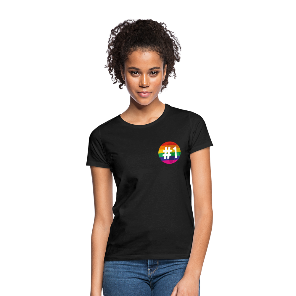 #1 Frauen T-Shirt - Schwarz