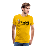Funny Männer Premium T-Shirt - Sonnengelb