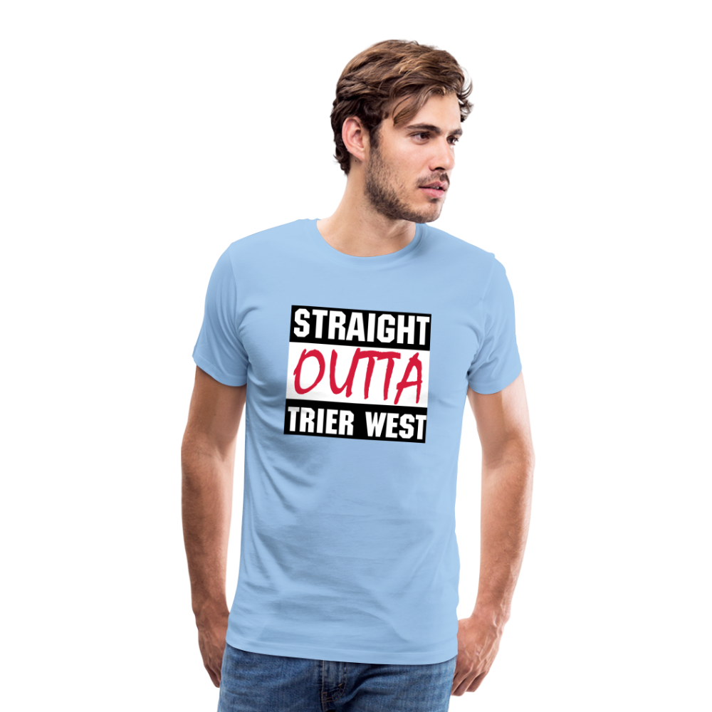 Trier West Männer Premium T-Shirt - Sky