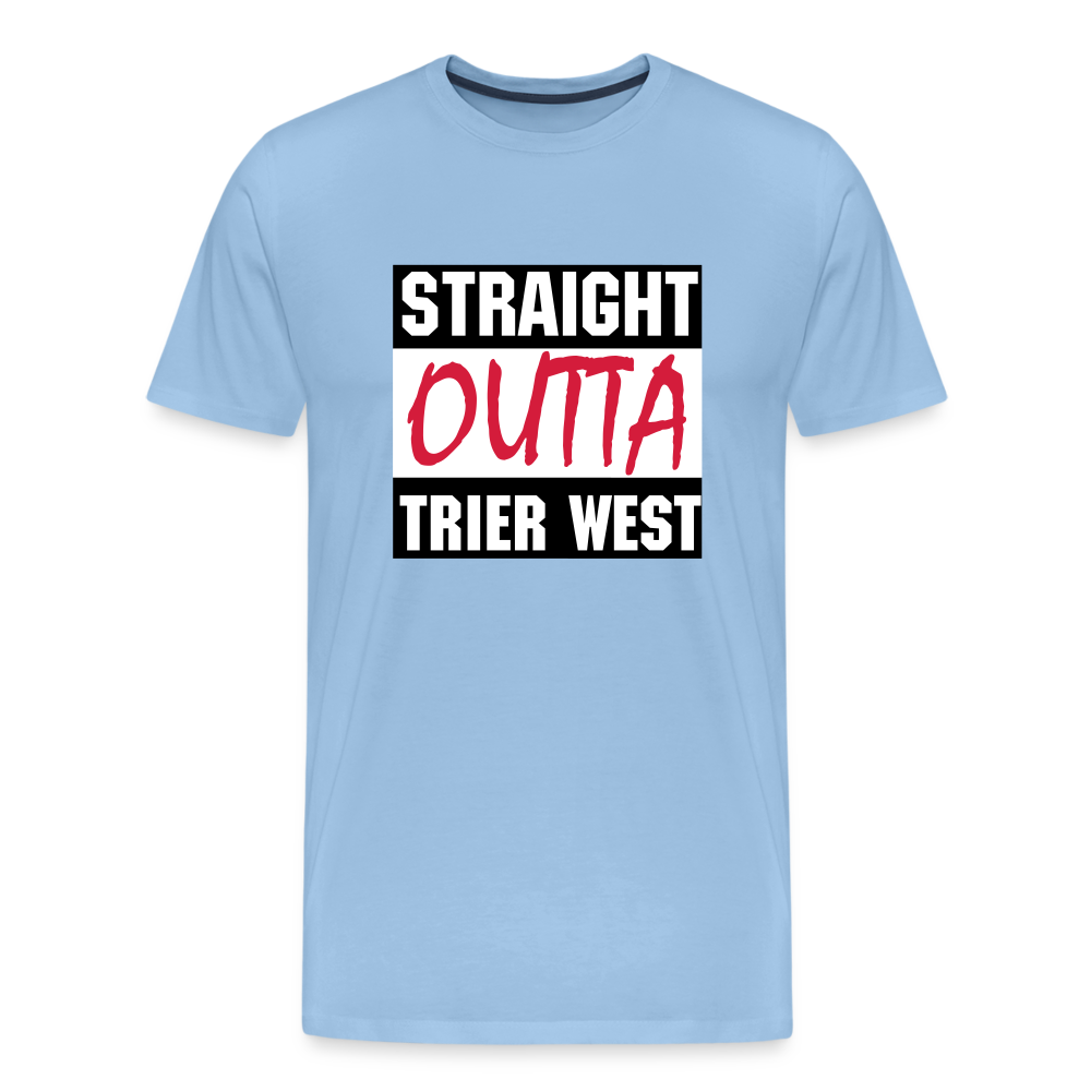Trier West Männer Premium T-Shirt - Sky