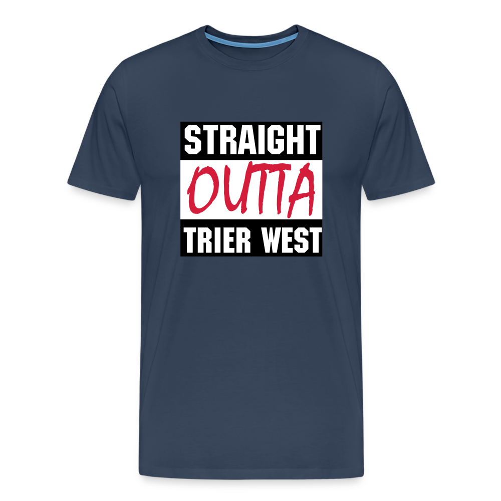 Trier West Männer Premium T-Shirt - Navy