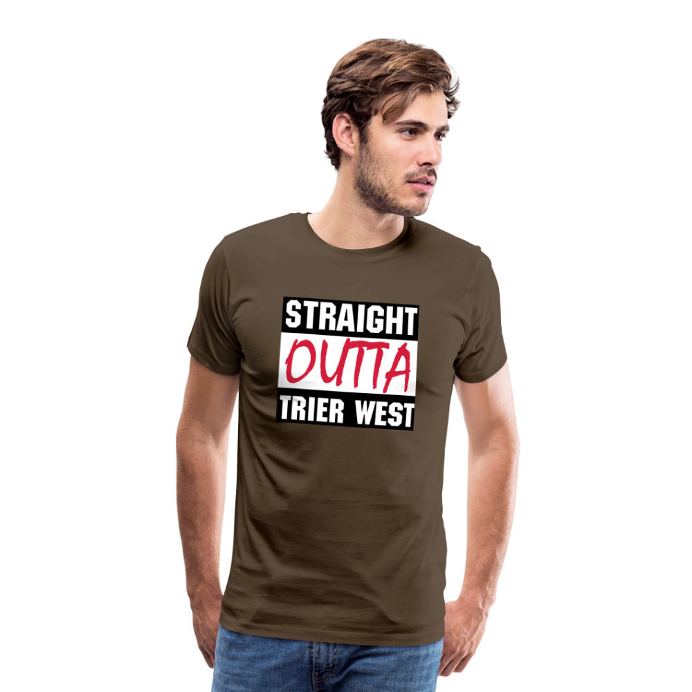 Trier West Männer Premium T-Shirt - Edelbraun