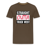 Trier West Männer Premium T-Shirt - Edelbraun