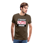 Ehrang Männer Premium T-Shirt - Edelbraun