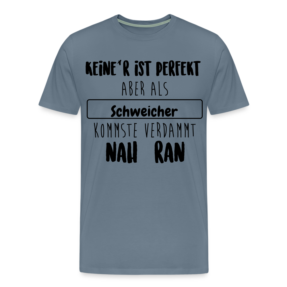 Schweich Männer Premium T-Shirt - Blaugrau