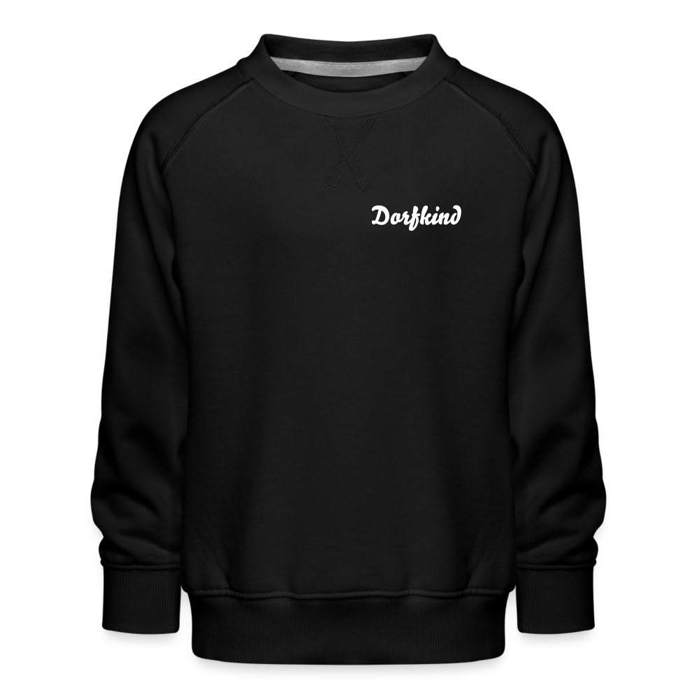 Dorfkind Kinder Premium Pullover - Schwarz