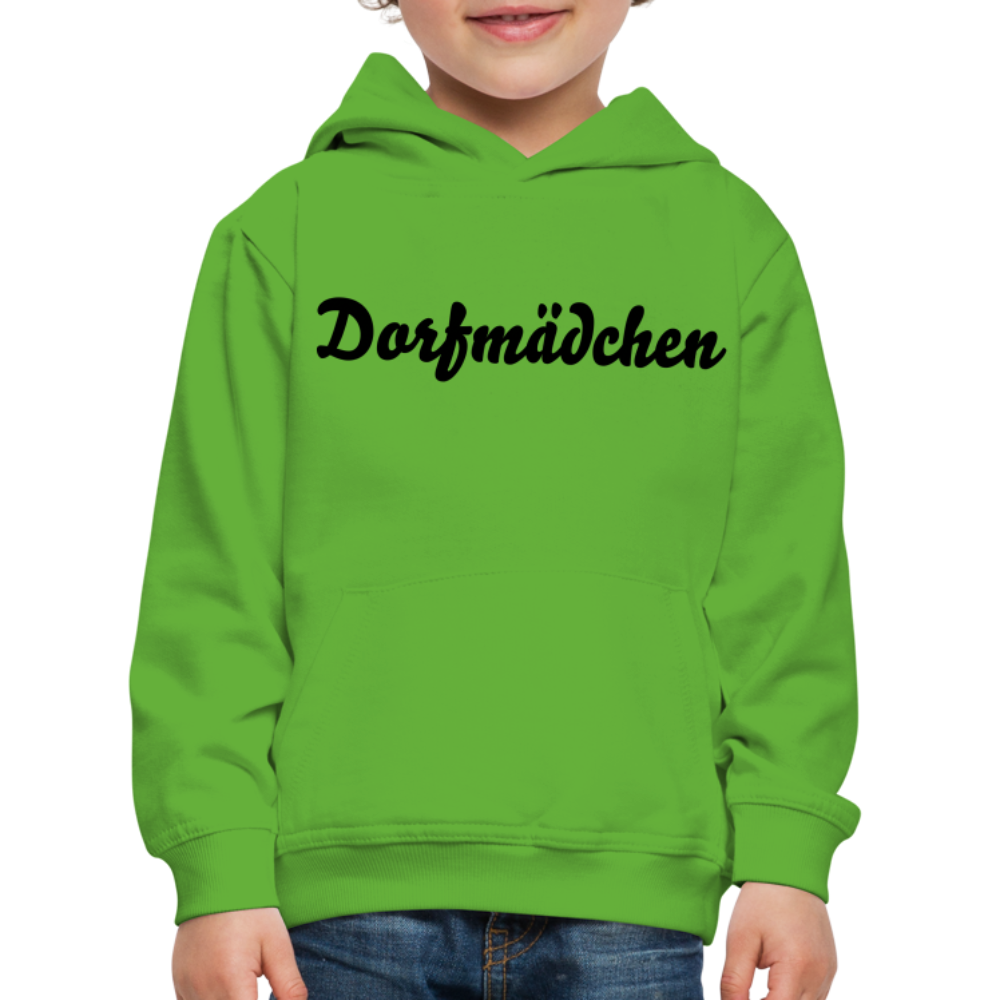 Dorfmädchen Kinder Premium Hoodie - Hellgrün