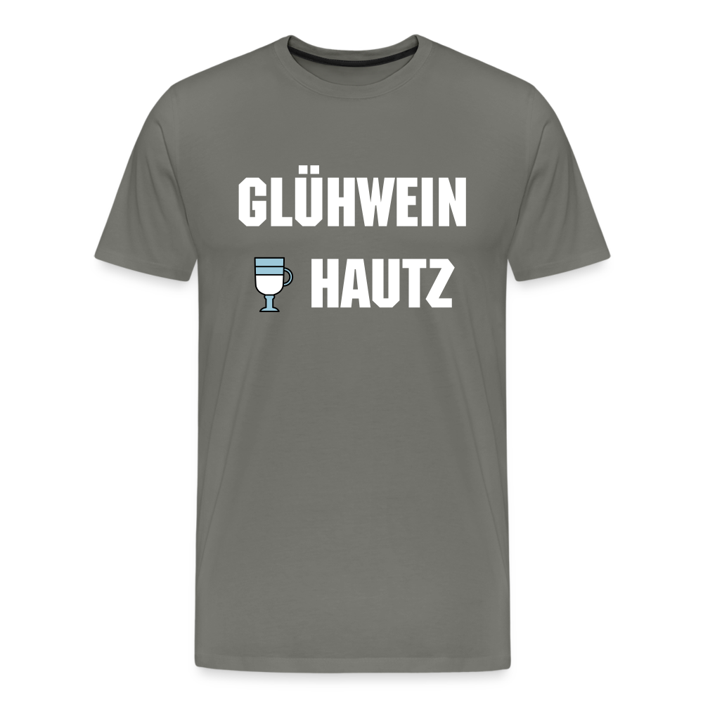 Glühweinhautz Männer Premium T-Shirt - Asphalt