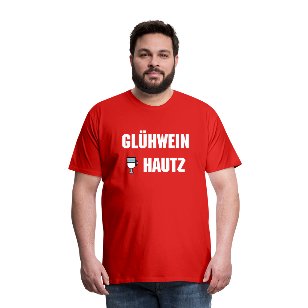Glühweinhautz Männer Premium T-Shirt - Rot
