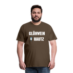 Glühweinhautz Männer Premium T-Shirt - Edelbraun