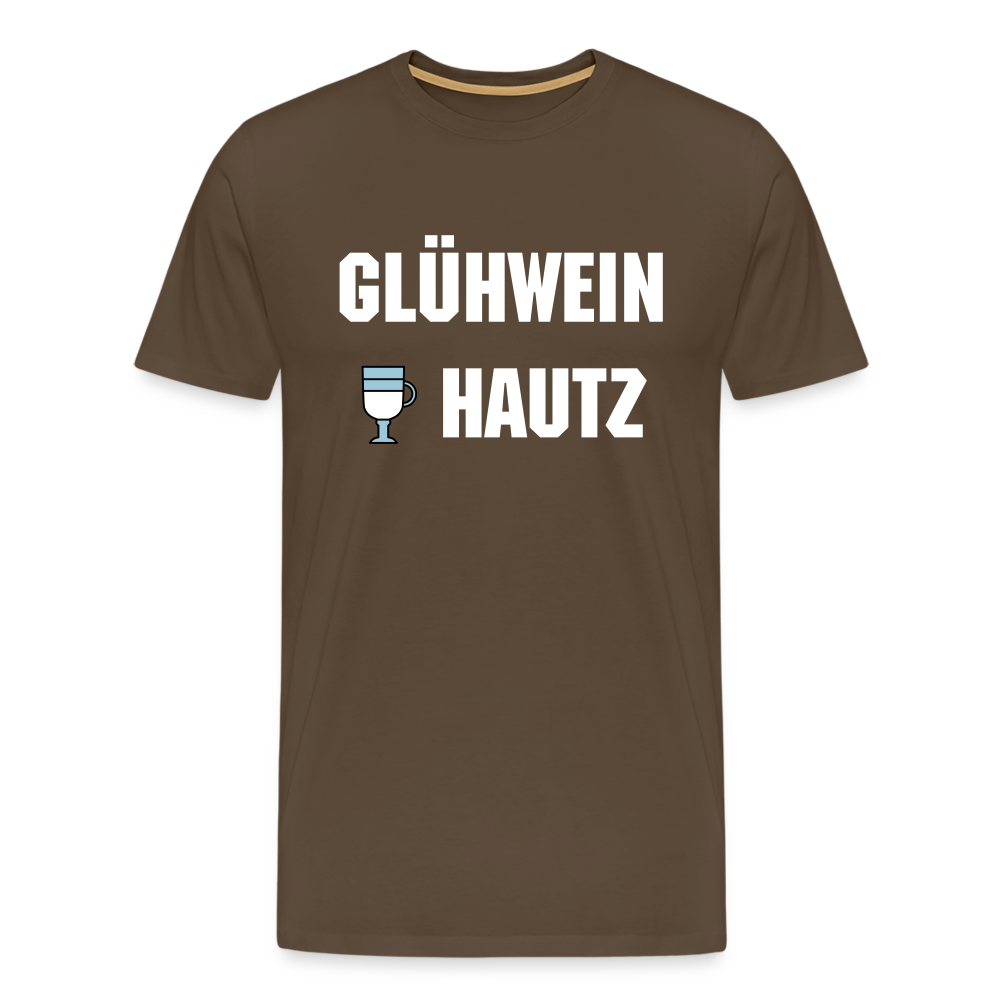 Glühweinhautz Männer Premium T-Shirt - Edelbraun