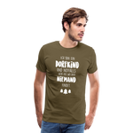 Dorfkind Motiv Männer Premium T-Shirt - Khaki