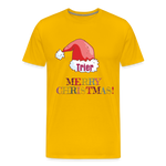 Weihnachten Männer Premium T-Shirt - Sonnengelb
