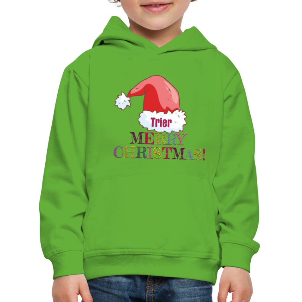 Weihnachtshoodie Kinder Premium Hoodie - Hellgrün