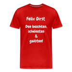 FELIX Männer Premium T-Shirt - Rot