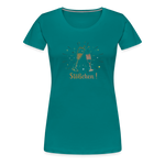 Stößchen Frauen Premium T-Shirt - Divablau