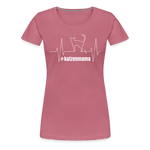 Katzenmama Frauen Premium T-Shirt - Malve