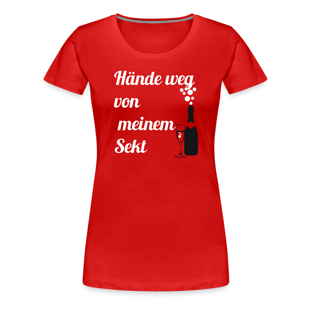 Sekt Frauen Premium T-Shirt - Rot
