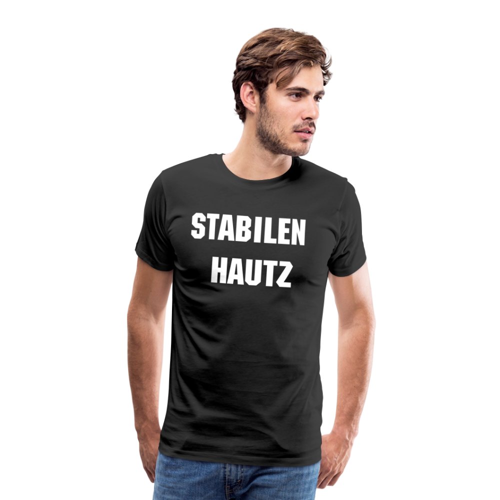 Stabilen Hautz Männer Premium T-Shirt - Schwarz
