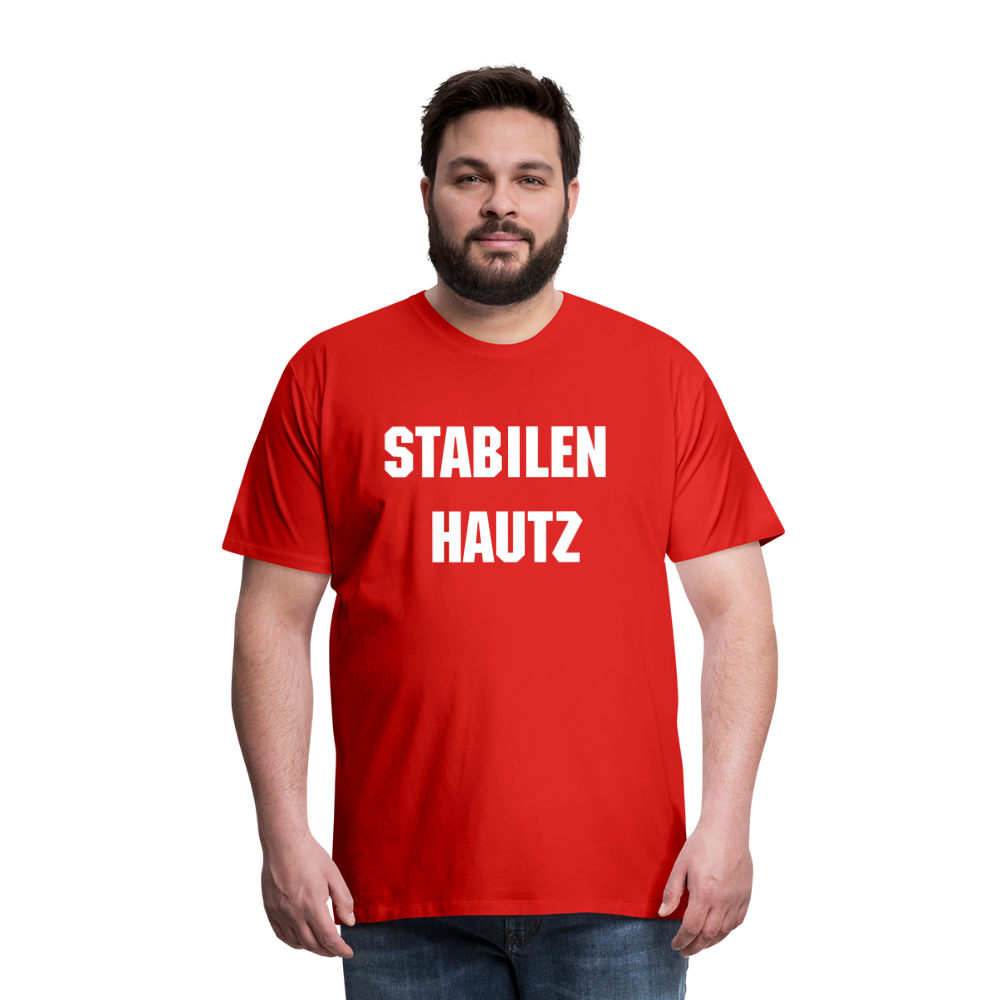 Stabilen Hautz Männer Premium T-Shirt - Rot