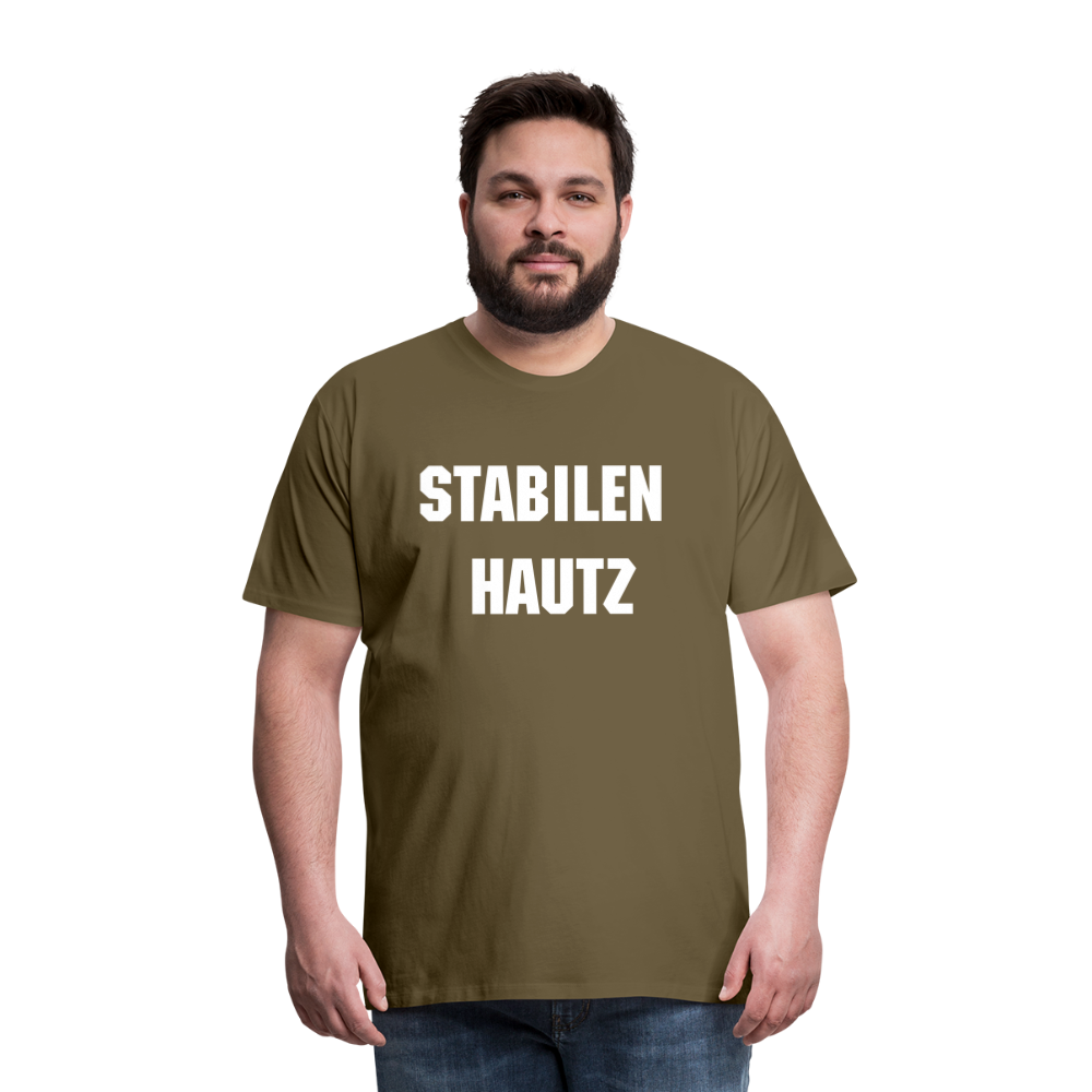 Stabilen Hautz Männer Premium T-Shirt - Khaki
