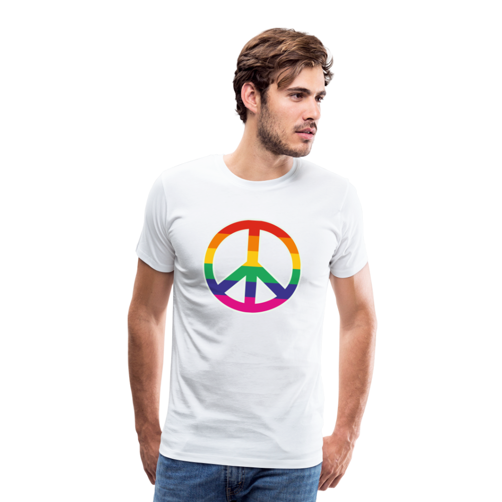 Pride Männer Premium T-Shirt - weiß