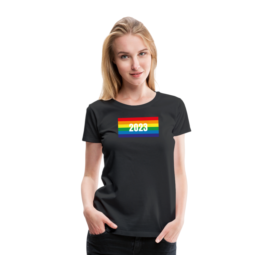 Pride Frauen Premium T-Shirt - Schwarz