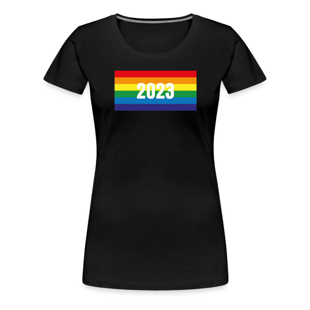 Pride Frauen Premium T-Shirt - Schwarz